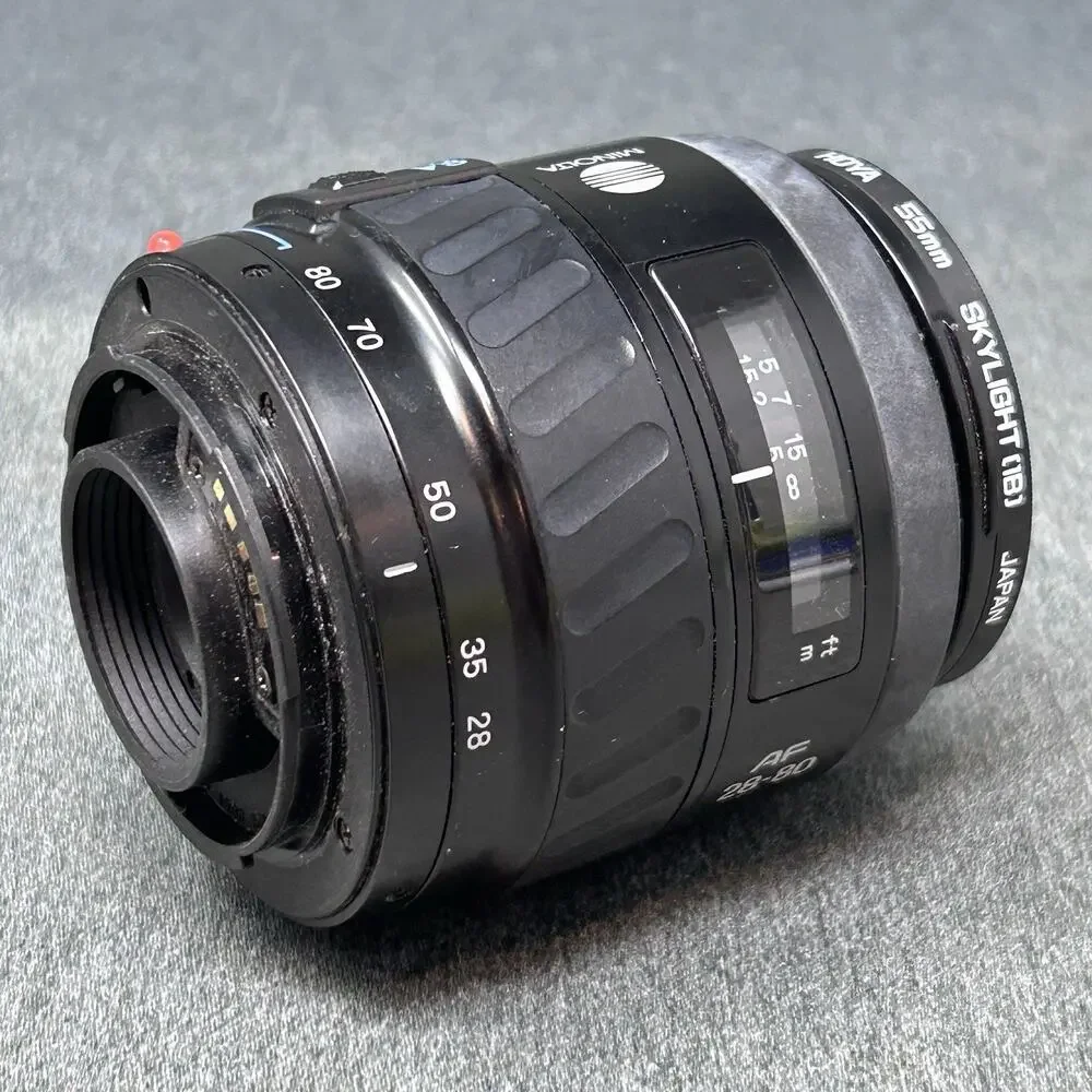 Minolta AF Zoom 28-80mm f/4-5.6 Macro Lens Sony A Mount 55mm Japan
